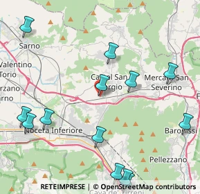 Mappa Via Cavalluccio, 84083 Castel San Giorgio SA, Italia (5.72385)