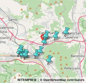 Mappa Via Cavalluccio, 84083 Castel San Giorgio SA, Italia (3.81417)