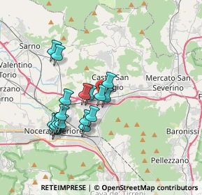 Mappa Via Cavalluccio, 84083 Castel San Giorgio SA, Italia (3.39471)