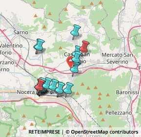 Mappa Via Cavalluccio, 84083 Castel San Giorgio SA, Italia (3.764)