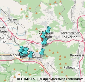 Mappa Via Cavalluccio, 84083 Castel San Giorgio SA, Italia (3.60167)