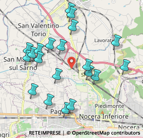 Mappa Via Padula, 84014 Nocera Inferiore SA, Italia (2.224)