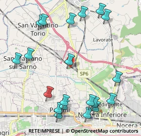 Mappa Via Padula, 84014 Nocera Inferiore SA, Italia (2.815)