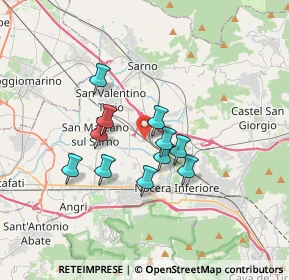 Mappa Via Padula, 84014 Nocera Inferiore SA, Italia (2.82909)