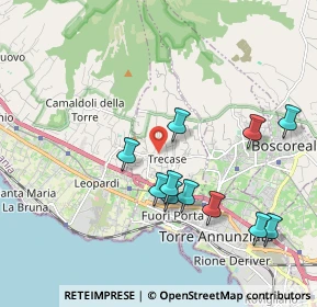 Mappa Via Carlo Pisacane, 80040 Trecase NA, Italia (2.09091)