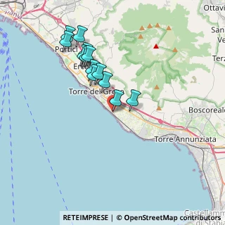 Mappa Traversa Alcide de Gasperi, 80059 Torre del Greco NA, Italia (3.74692)