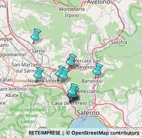 Mappa Via Domenico Cirillo, 84085 Mercato San Severino SA, Italia (6.66273)