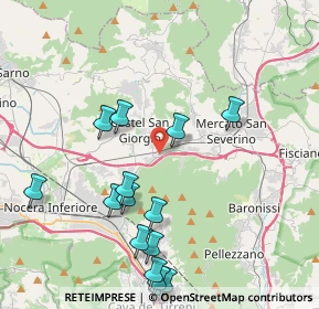 Mappa Via Domenico Cirillo, 84085 Mercato San Severino SA, Italia (5.00733)