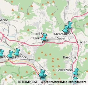 Mappa Via Domenico Cirillo, 84085 Mercato San Severino SA, Italia (6.4175)