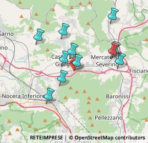 Mappa Via Domenico Cirillo, 84085 Mercato San Severino SA, Italia (3.63182)