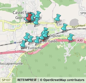 Mappa Via Domenico Cirillo, 84085 Mercato San Severino SA, Italia (0.851)