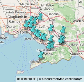 Mappa Piazza s, 80040 Trecase NA, Italia (11.127)