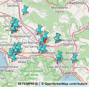 Mappa Via Fiano 104 Via Fiano, 84014 Nocera inferiore SA, Italia (9.078)