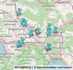 Mappa Via Fiano 104 Via Fiano, 84014 Nocera inferiore SA, Italia (7.19417)