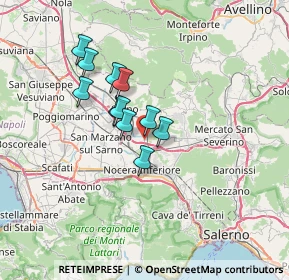 Mappa Via Fiano 104 Via Fiano, 84014 Nocera inferiore SA, Italia (5.37909)