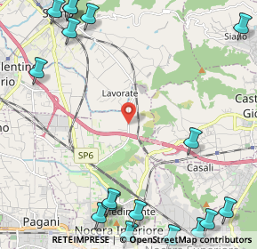 Mappa Via Fiano 104 Via Fiano, 84014 Nocera inferiore SA, Italia (3.73353)