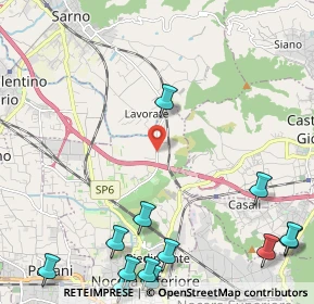 Mappa Via Fiano 104 Via Fiano, 84014 Nocera inferiore SA, Italia (3.53692)