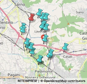 Mappa Via Fiano 104 Via Fiano, 84014 Nocera inferiore SA, Italia (1.7395)