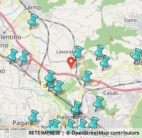 Mappa Via Fiano 104 Via Fiano, 84014 Nocera inferiore SA, Italia (2.8505)