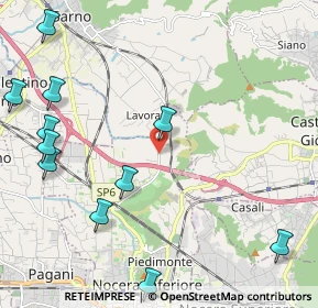 Mappa Via Fiano 104 Via Fiano, 84014 Nocera inferiore SA, Italia (3.03727)