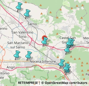 Mappa Via Fiano 104 Via Fiano, 84014 Nocera inferiore SA, Italia (5.35909)