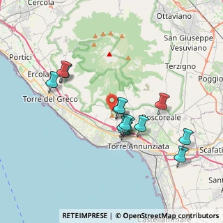 Mappa Via Fossa della Monaca, 80040 Trecase NA, Italia (3.62)