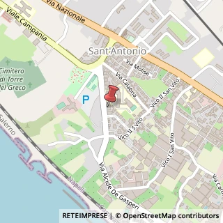 Mappa Via Alcide de Gasperi, 86, 80059 Torre del Greco, Napoli (Campania)