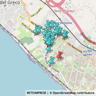 Mappa Via Calcutta, 80059 Torre del Greco NA, Italia (0.3)