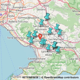 Mappa Via Vecchia Aquini, 80040 Terzigno NA, Italia (6.37118)