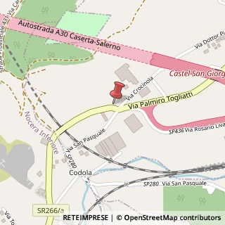 Mappa Via Crocinola, 22, 84083 Castel San Giorgio, Salerno (Campania)