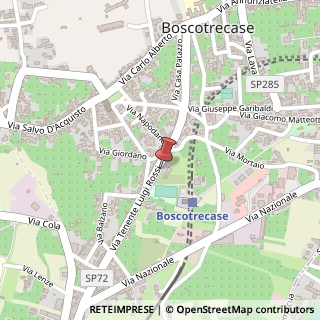 Mappa Via Tenente L. Rossi, 45, 80042 Boscotrecase, Napoli (Campania)
