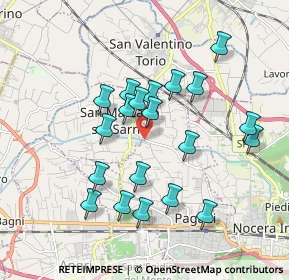 Mappa Via Termine Bianco, 84016 Pagani SA, Italia (1.8355)