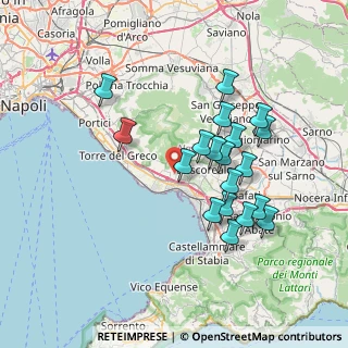 Mappa 80040 Trecase NA, Italia (7.29053)