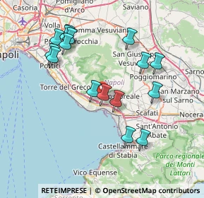 Mappa 80040 Trecase NA, Italia (8.21313)