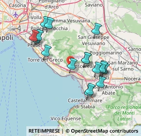Mappa 80040 Trecase NA, Italia (7.56235)