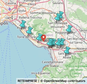 Mappa 80040 Trecase NA, Italia (6.655)