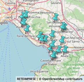 Mappa 80040 Trecase NA, Italia (7.17158)