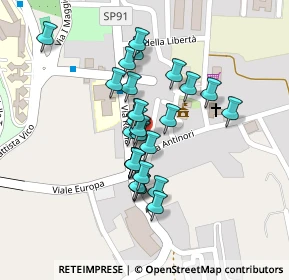 Mappa SP 91, 84084 Fisciano SA, Italia (0.075)