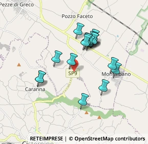 Mappa Località Chiancullo, 72014 Cisternino BR, Italia (1.65556)