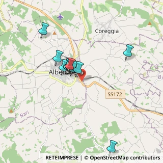 Mappa Via Provinciale Locorotondo, 70011 Alberobello BA, Italia (1.66182)
