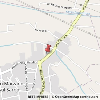 Mappa SR367, 11, 84010 San Marzano sul Sarno, Salerno (Campania)