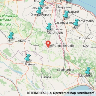 Mappa QQHG+P5, 70029 Santeramo In Colle BA, Italia (28.94818)
