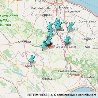 Mappa QQHG+P5, 70029 Santeramo In Colle BA, Italia (10.35786)