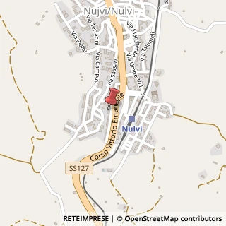 Mappa Via Vittorio Veneto, 27, 07032 Nulvi, Sassari (Sardegna)