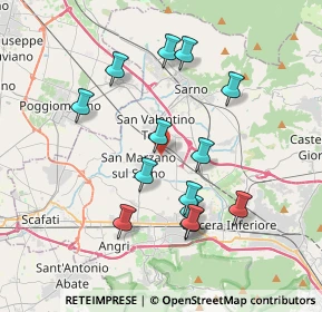 Mappa Via Fontana IV Traversa, 84016 Pagani SA, Italia (3.83286)