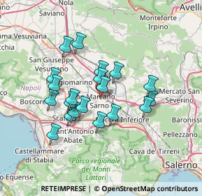 Mappa Via Fontana IV Traversa, 84016 Pagani SA, Italia (6.3385)