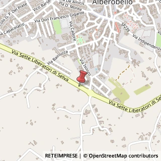 Mappa Via Sette Liberatori di Selva, 00, 70011 Alberobello, Bari (Puglia)