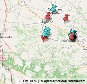 Mappa SP 237, 70015 Noci BA, Italia (9.027)