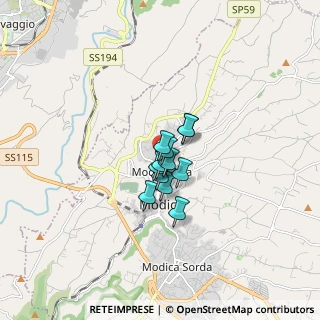 Mappa Via Carducci, 97015 Modica RG, Italia (0.90917)