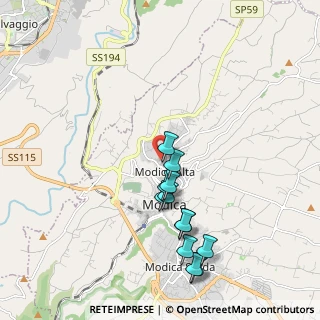 Mappa Via Vincenzo Garofalo, 97015 Modica RG, Italia (2.19)